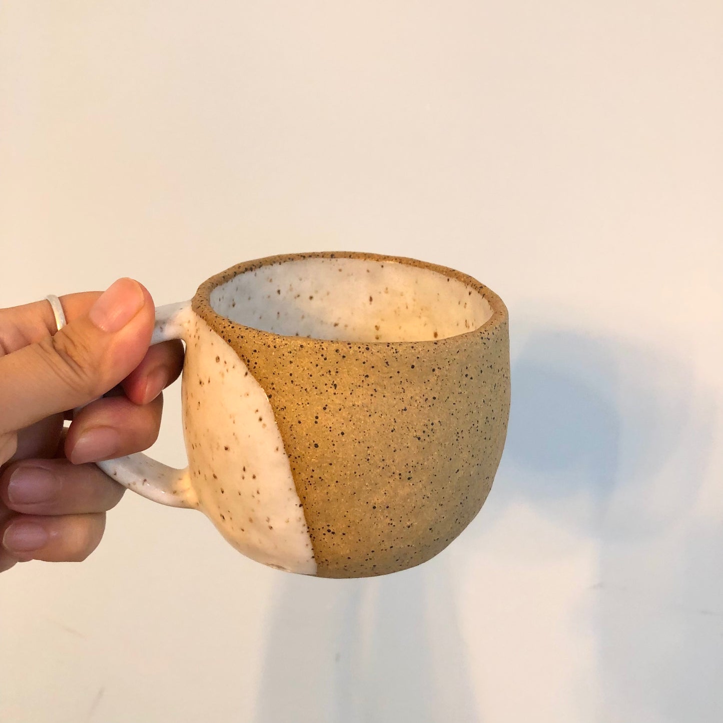 Speckled Clay & Glaze Mug - Handmade by Local Artist Moon Pottery