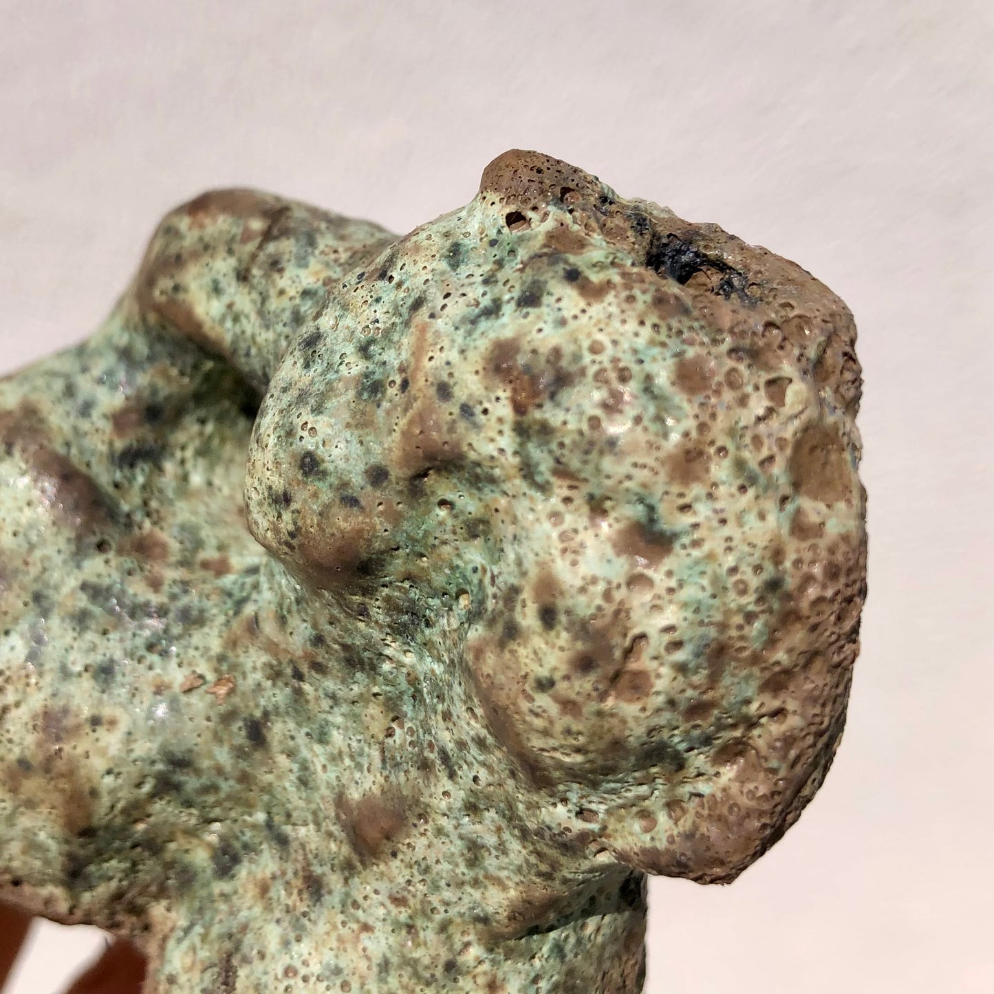 Hand made Tiny ceramic figurine by Moon Pottery