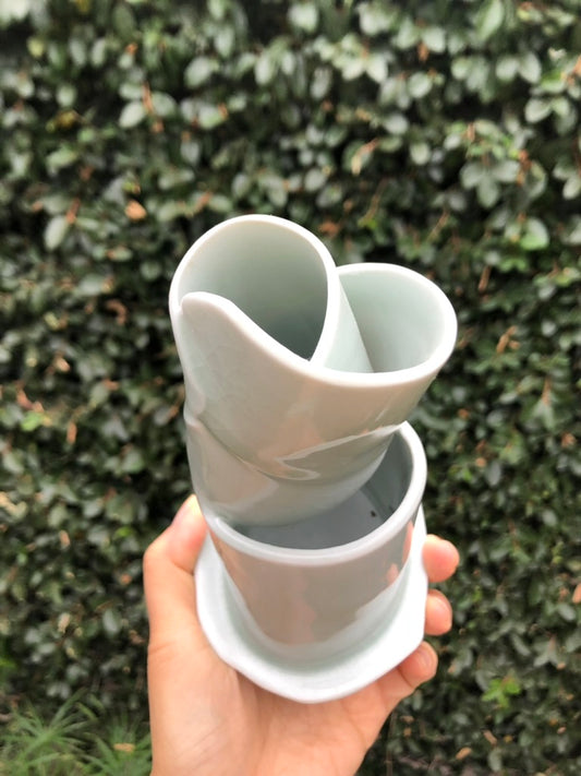 Porcelain Art Sculpture - Pastry Art-Inspired Art by Local Artist Moon Pottery PstPrc01