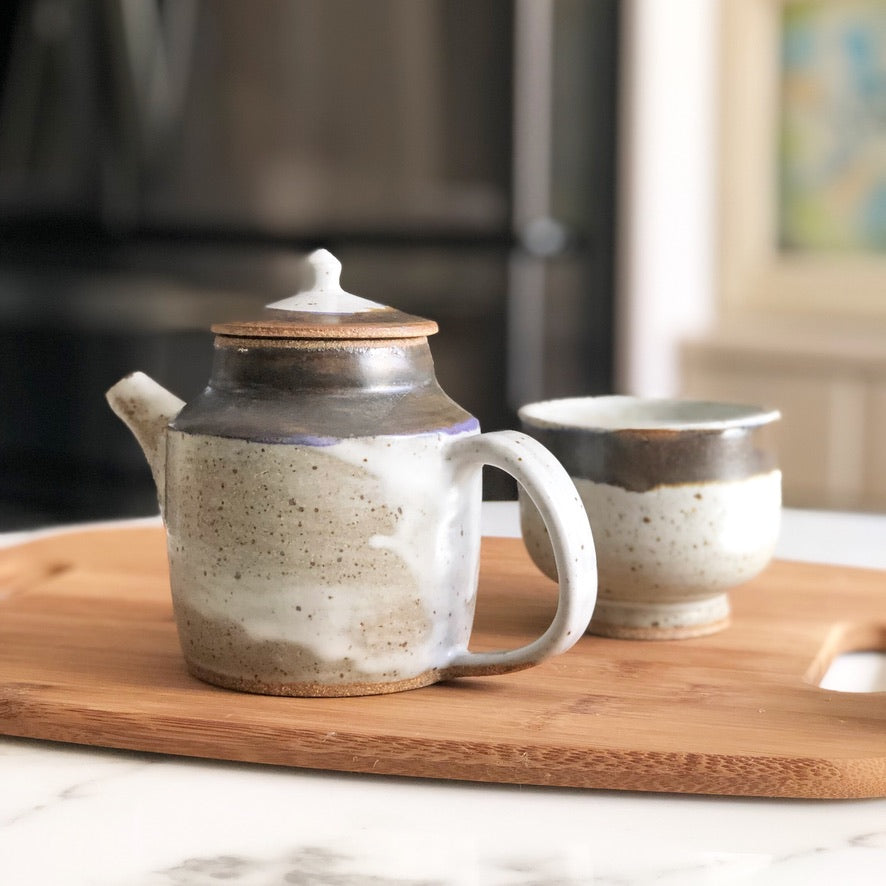 Handmade Teapot Set – Moon Pottery | One-of-a-Kind, Artisan Ceramic Tea Set, Perfect Gift