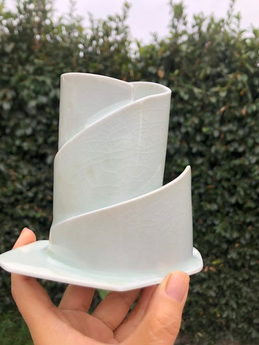 Porcelain Art Sculpture - Pastry Art-Inspired Art by Local Artist Moon Pottery PstPrc01