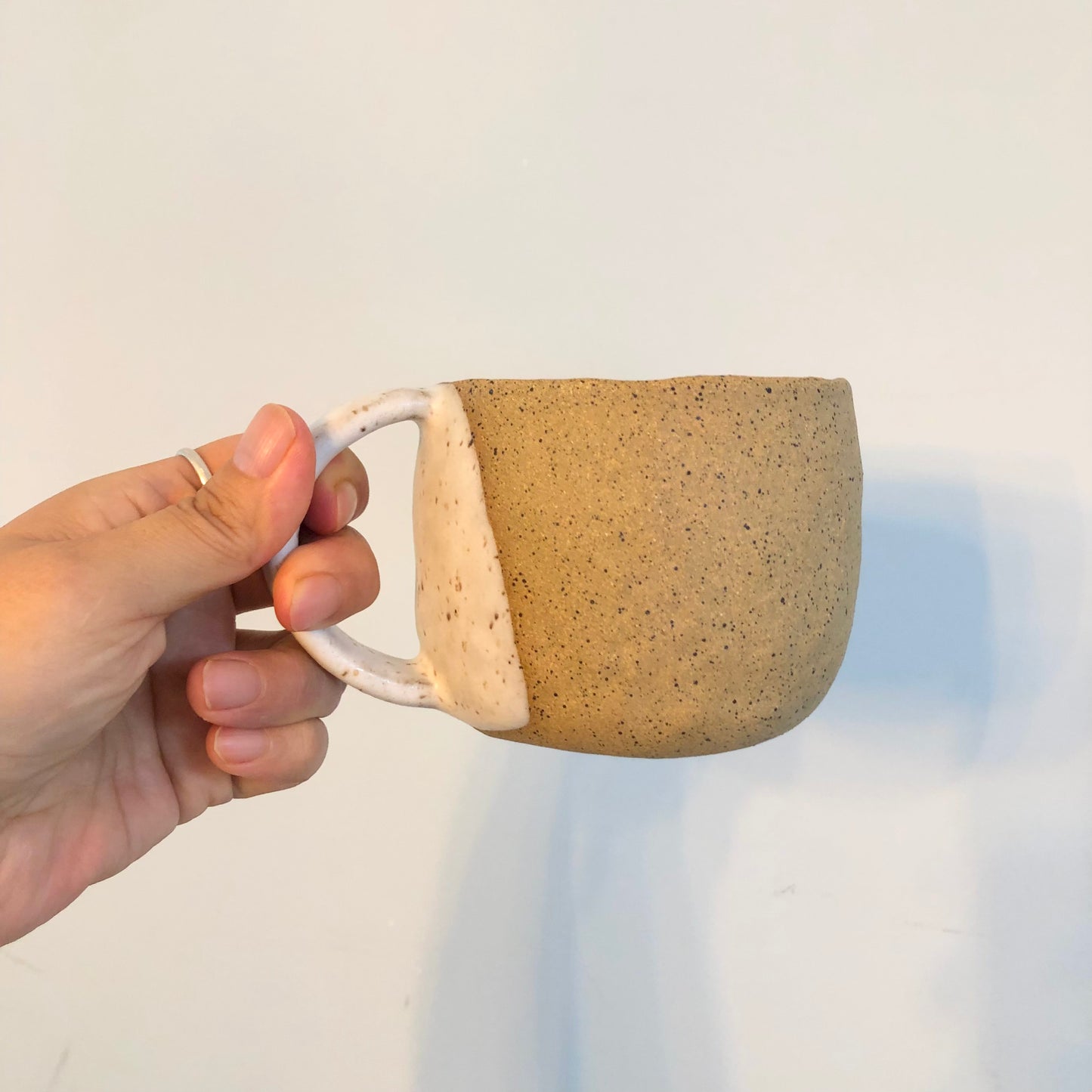 Speckled Clay & Glaze Mug - Handmade by Local Artist Moon Pottery