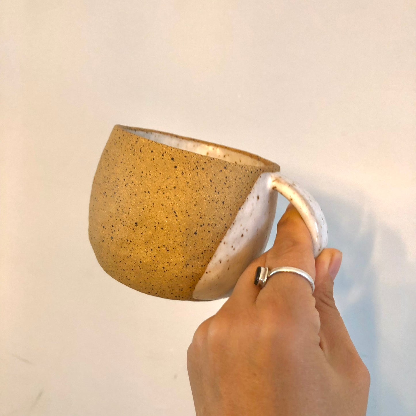 Speckled Clay & Glaze Mug - Handmade by Local Artist Moon Pottery