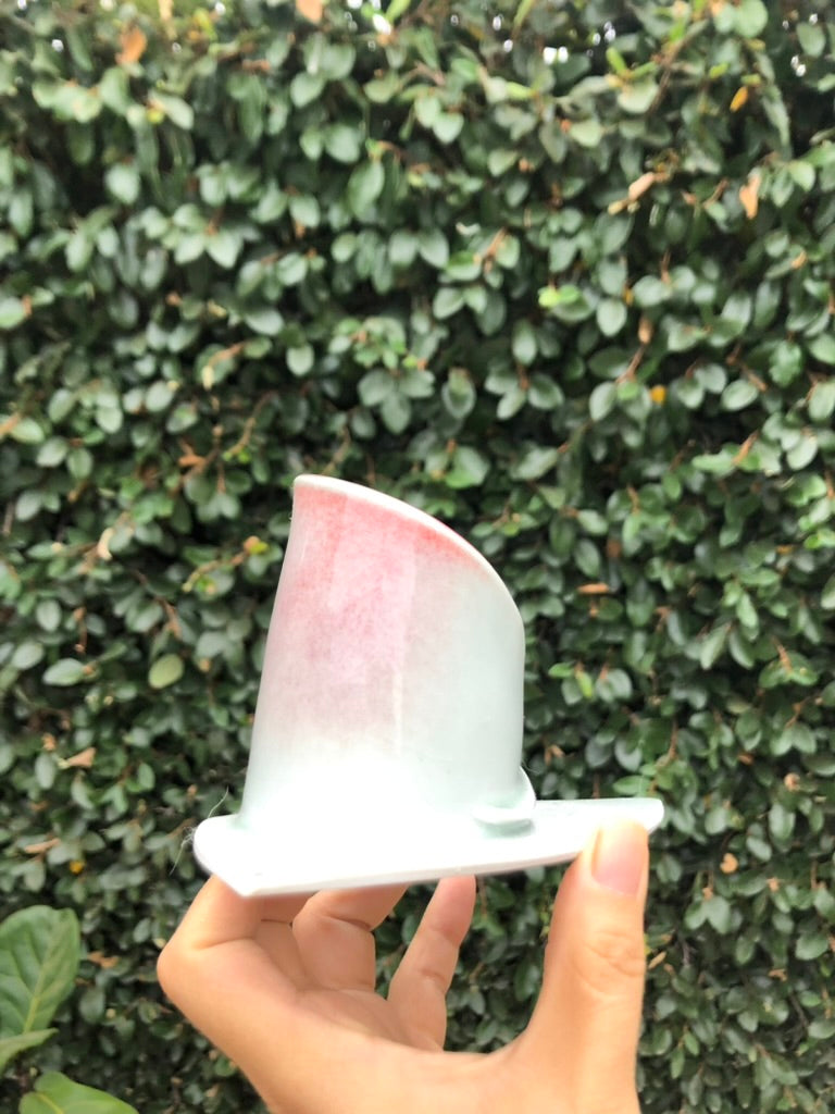 Handmade Porcelain Sculpture, Pastry Art Inspired, Delicate Croissant-Inspired Design by Moon Pottery