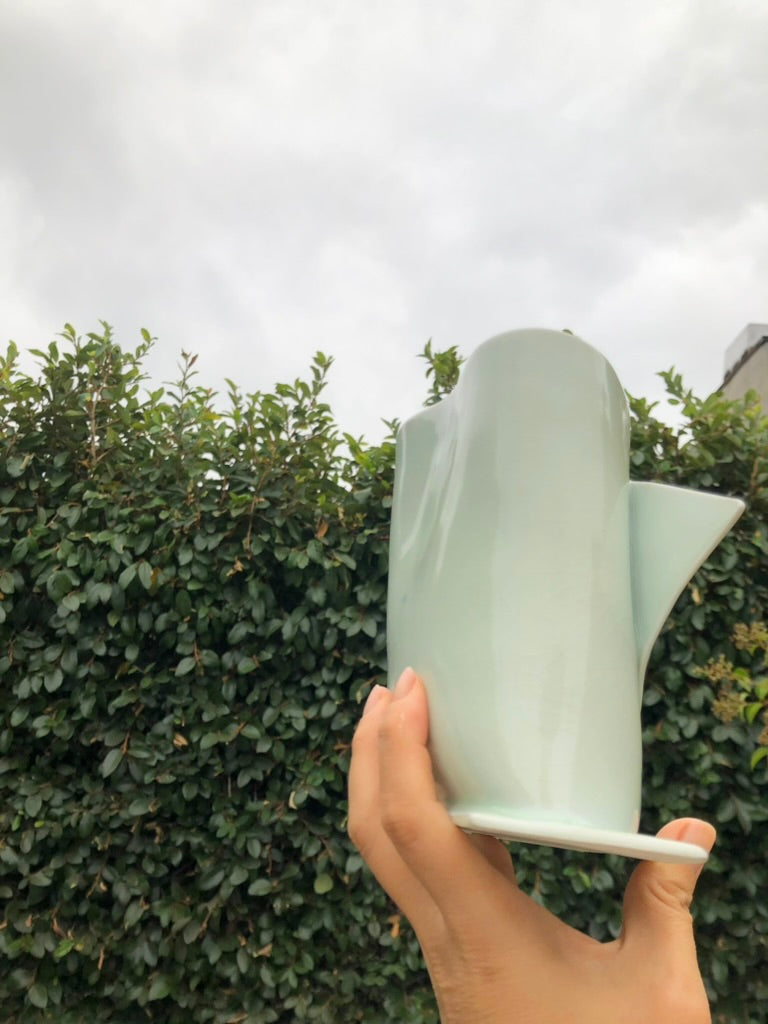 Handmade Porcelain Sculpture, Pastry Art Inspired, Delicate Croissant-Inspired Design by Moon Pottery