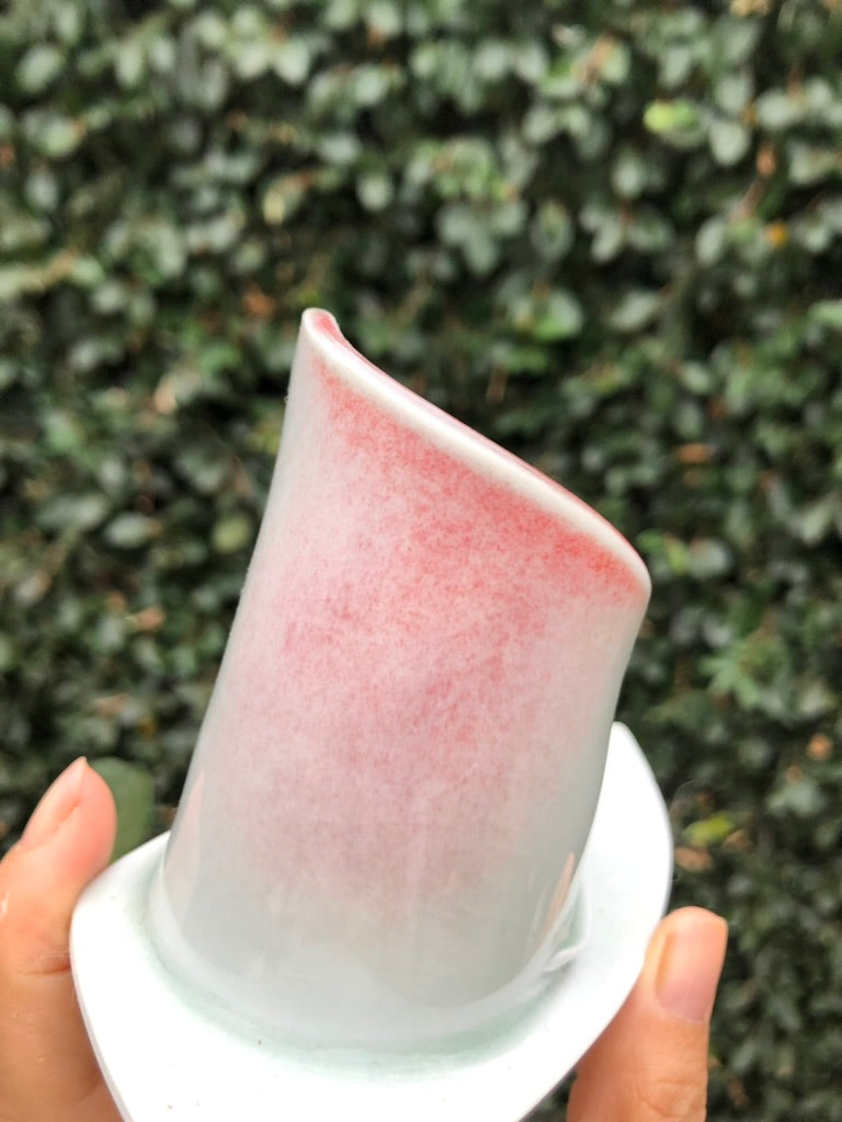 Handmade Porcelain Sculpture, Pastry Art Inspired, Delicate Croissant-Inspired Design by Moon Pottery