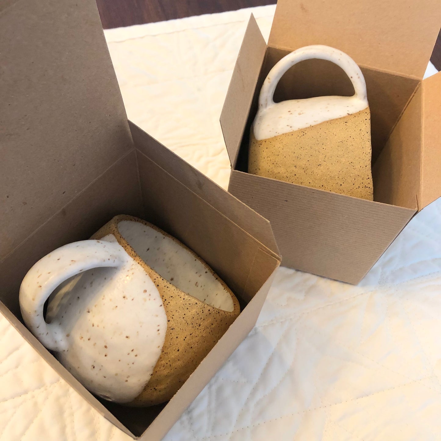 Speckled Clay & Glaze Mug - Handmade by Local Artist Moon Pottery