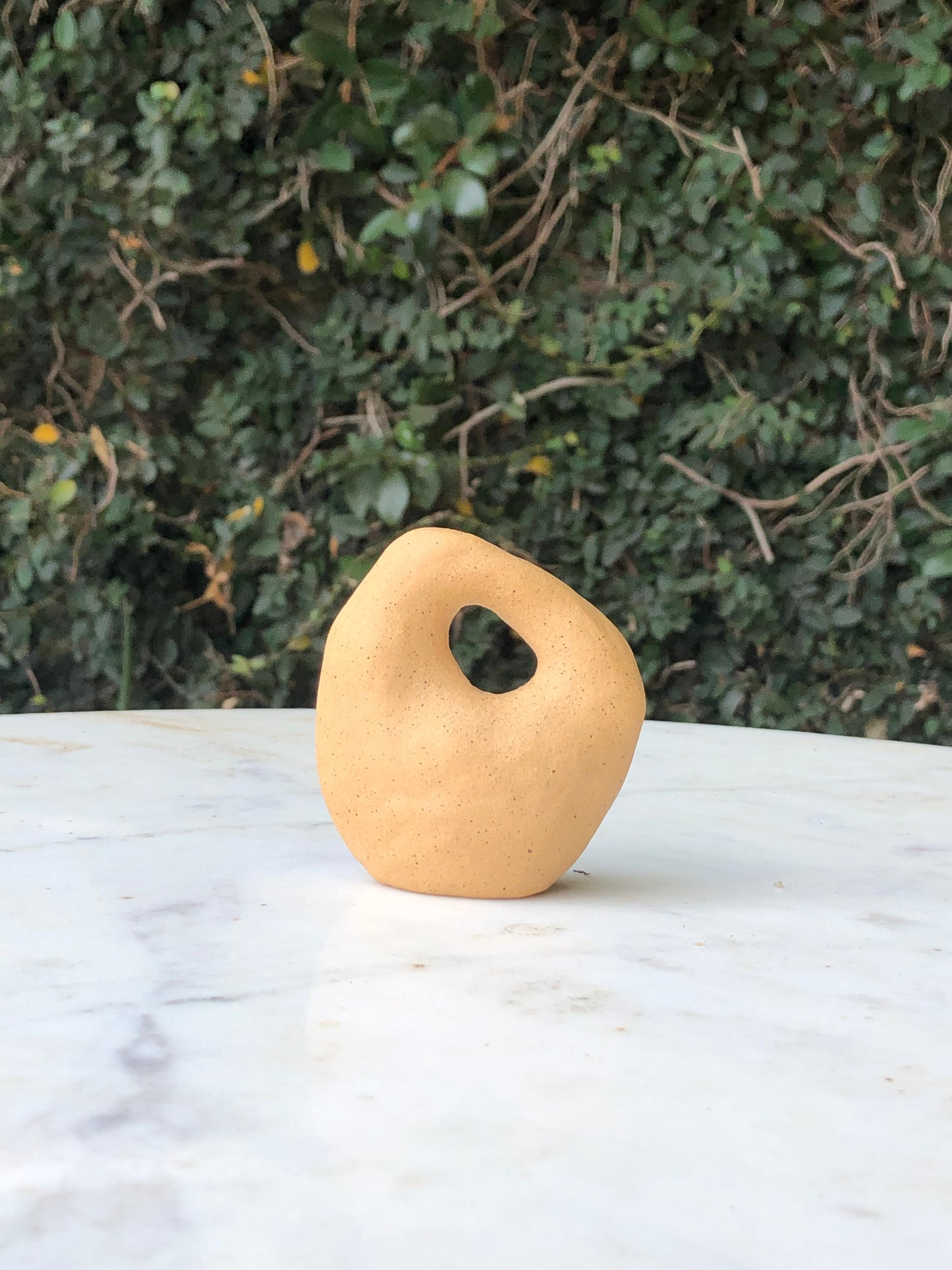 Antelope Canyon-Inspired Stone - Handmade Soothing Texture, Portable by Moon Pottery