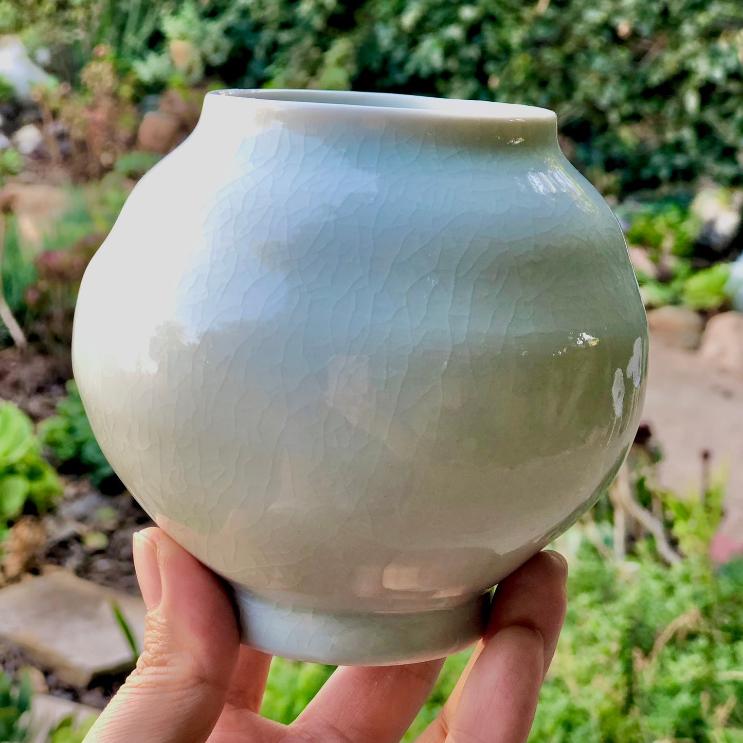 Tiny Moon Jar – Handmade Ceramic Pot by Moon Pottery | Ready-to-Gift with Gift Box