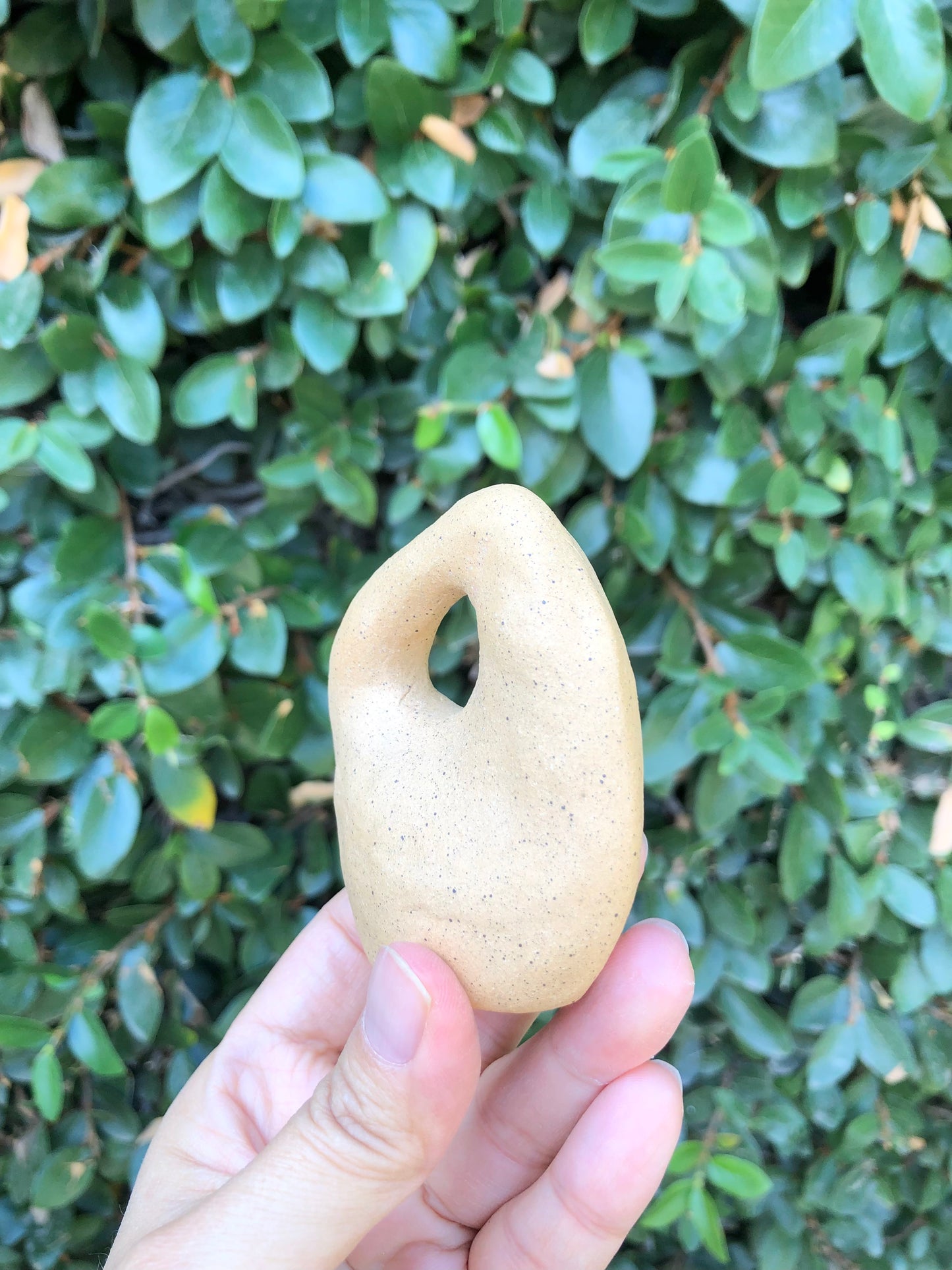 Antelope Canyon-Inspired Stone - Handmade Soothing Texture, Portable by Moon Pottery