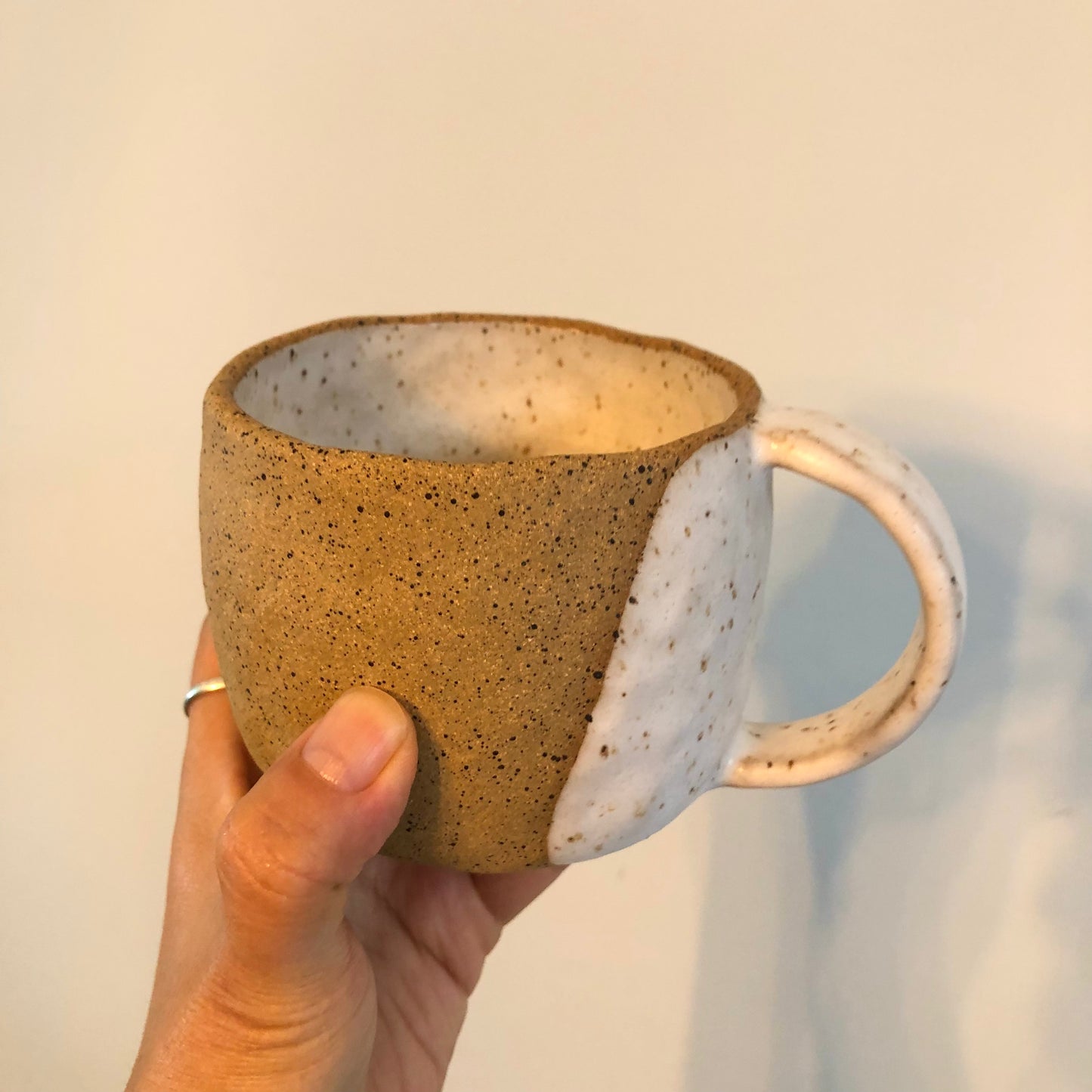Speckled Clay & Glaze Mug - Handmade by Local Artist Moon Pottery