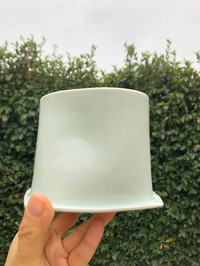 Handmade Porcelain Sculpture, Pastry Art Inspired, Delicate Croissant-Inspired Design by Moon Pottery