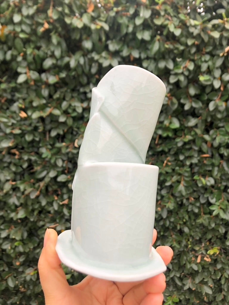 Porcelain Art Sculpture - Pastry Art-Inspired Art by Local Artist Moon Pottery PstPrc01