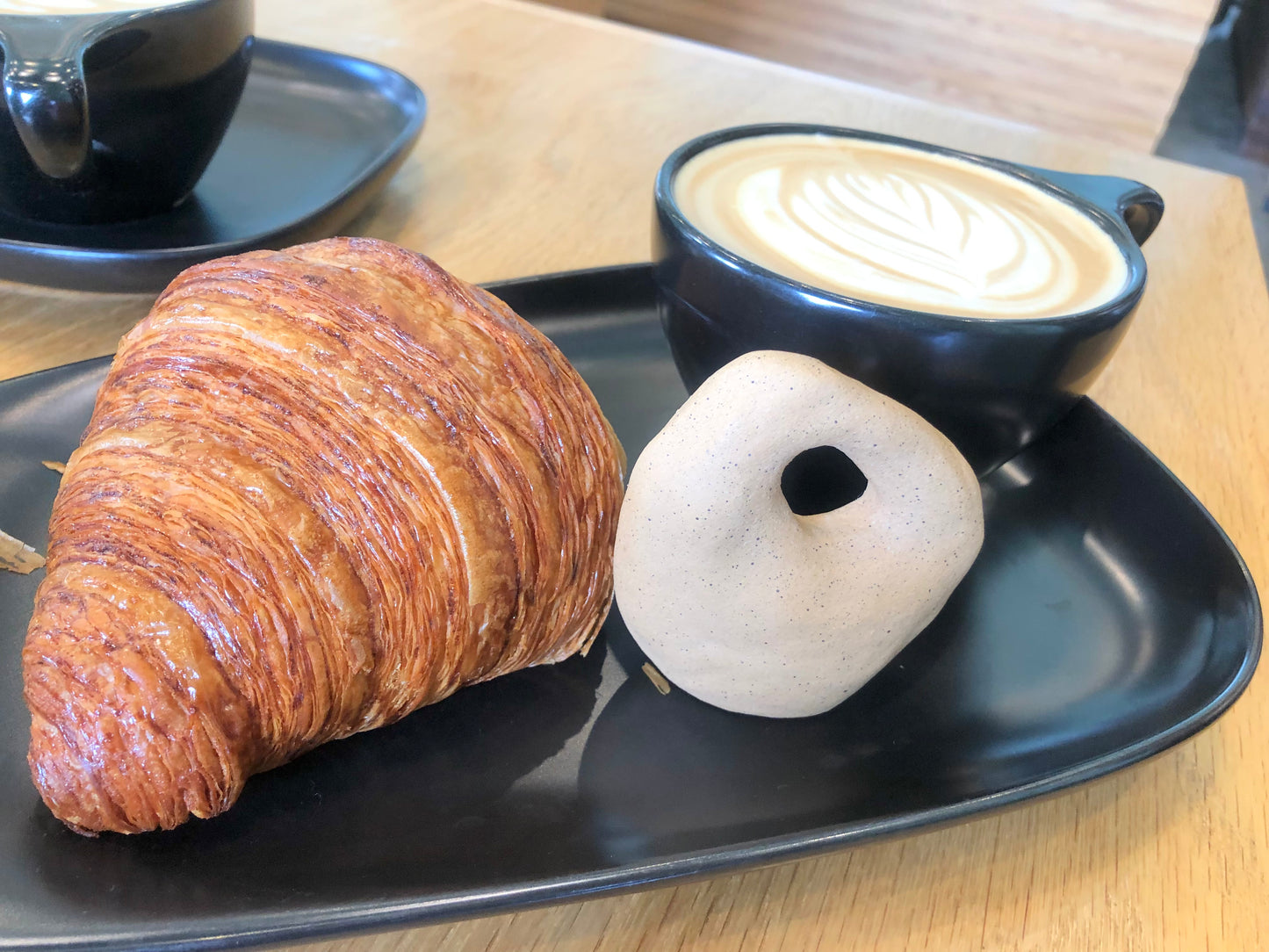 Antelope Canyon-Inspired Stone - Handmade Soothing Texture, Portable by Moon Pottery