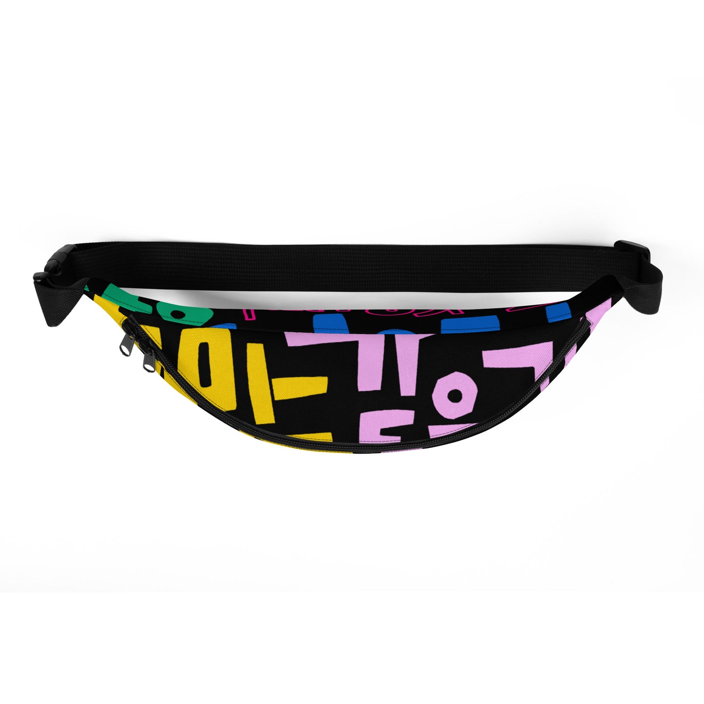 Handwritten Zero O'Clock Lyric Fanny Pack by Hobi Nabi | BTS-Inspired Korean Lettering 내 맘 같은게 뭐 하나 없어