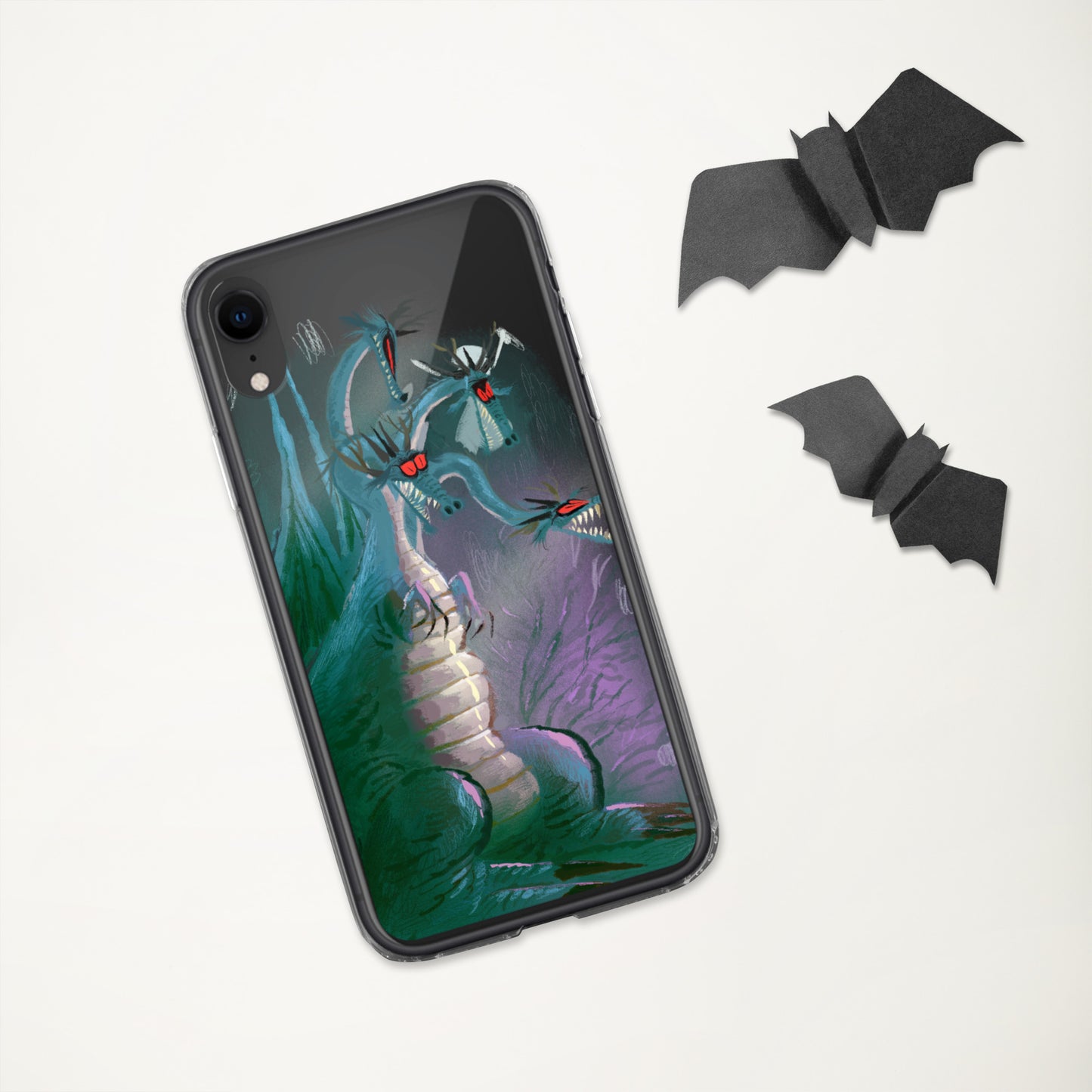 "Clear iPhone® Case - Dragon Illustration by Leo Matsuda | Unique Fantasy Art Design"